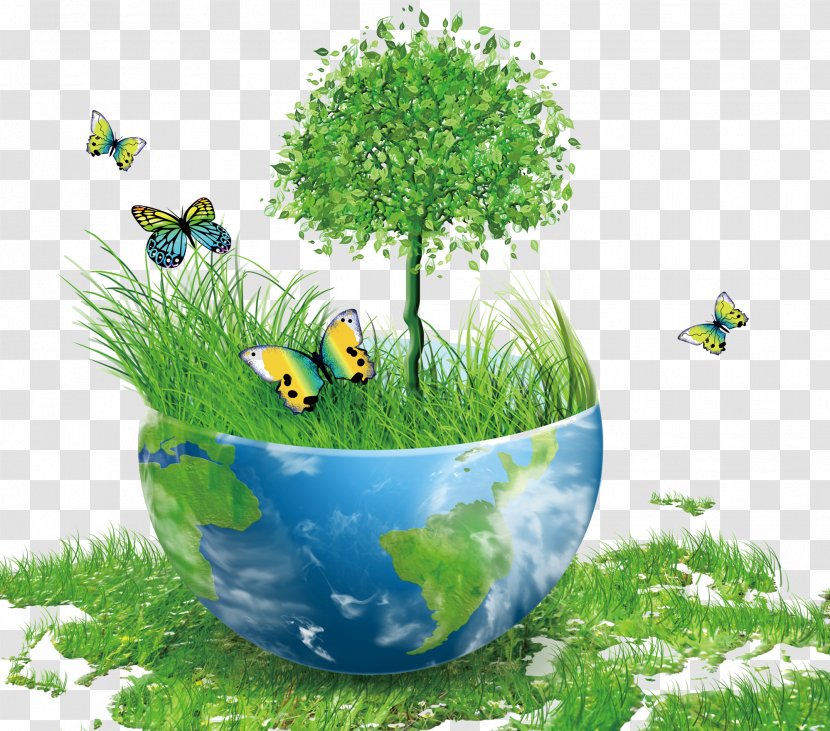 Earth Environmental Protection Energy Conservation Natural Environment - Green Transparent PNG
