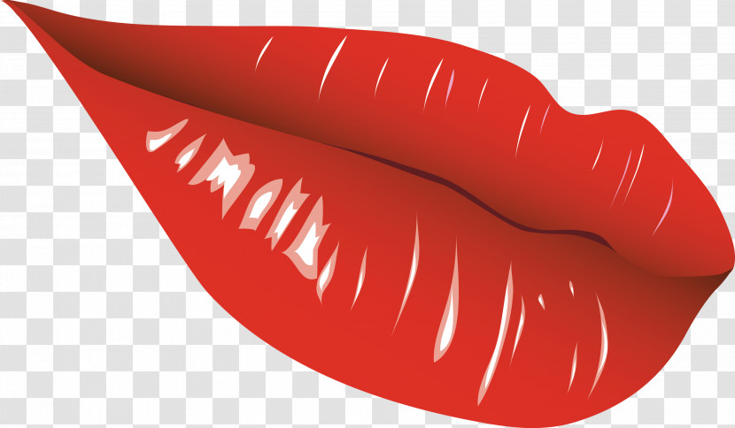 Red Rip Kiss Transparent PNG