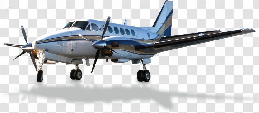 Airplane Beechcraft King Air Aircraft Transportation Airline - Airliner Transparent PNG