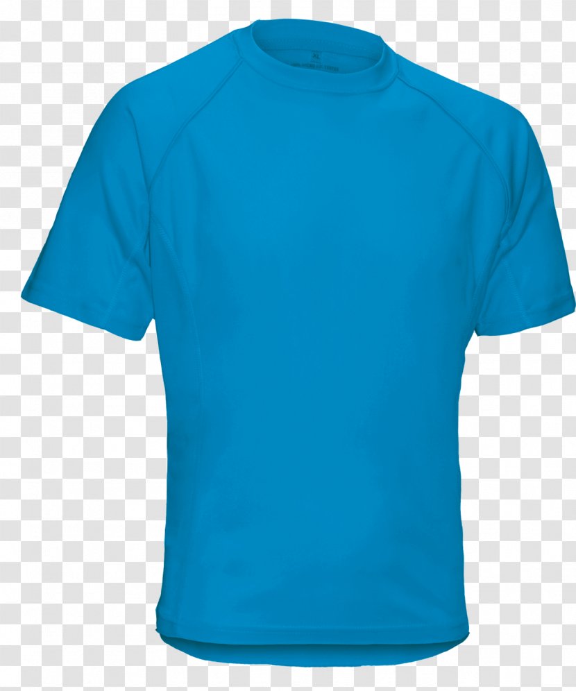 T-shirt Sleeve Polo Shirt Sportswear - Cobalt Blue Transparent PNG