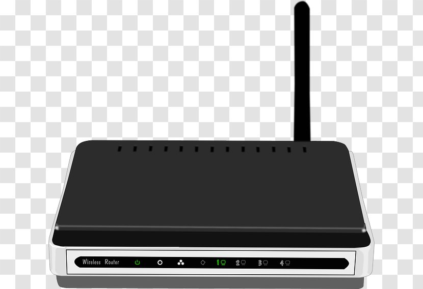 DSL Modem Wireless Router Clip Art - Wifi Transparent PNG
