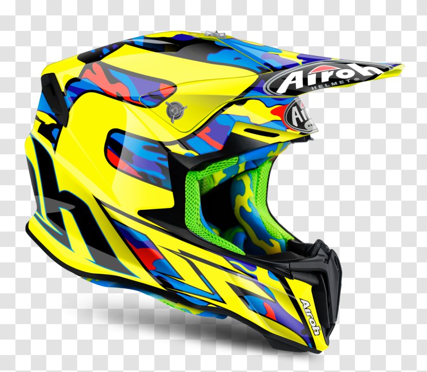 Motorcycle Helmets AIROH Motocross - Bicycle Clothing Transparent PNG