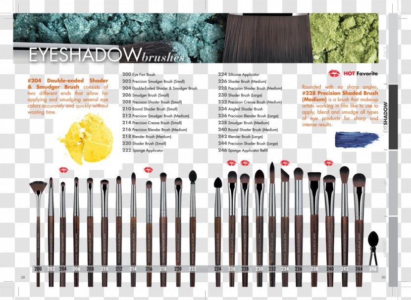 Brush Advertising Brand - Watercolor - Makeup Brushes Transparent PNG