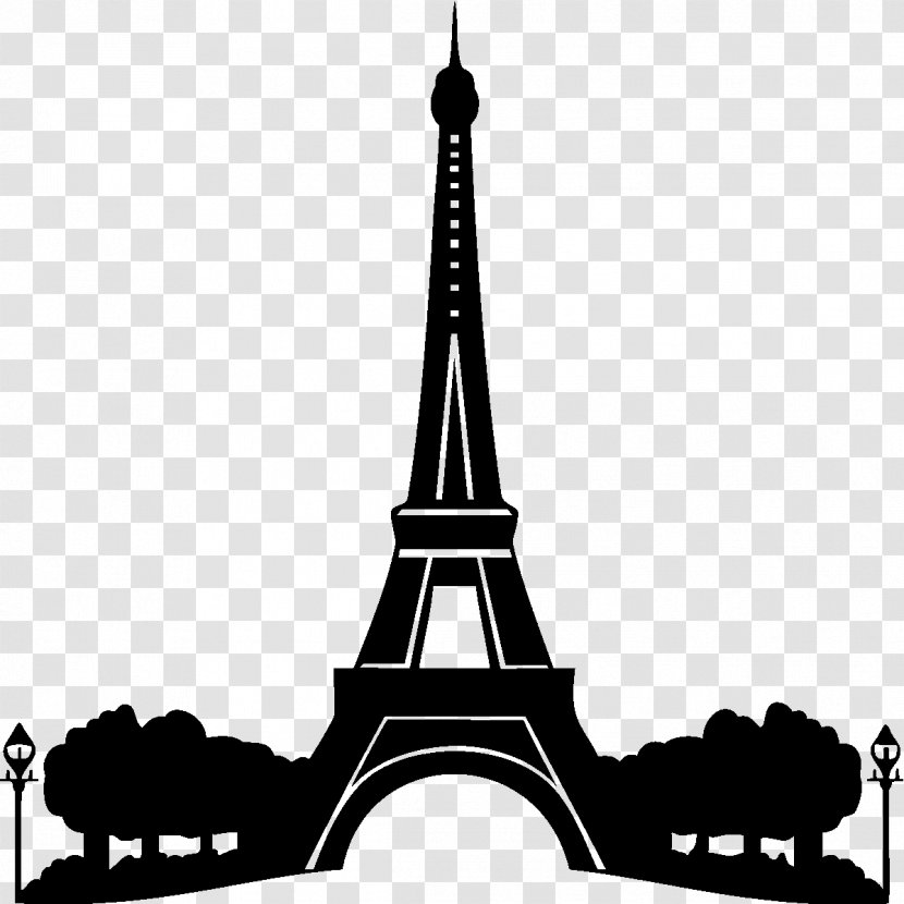 Eiffel Tower Wall Decal Stencil - Sky - Tour Transparent PNG
