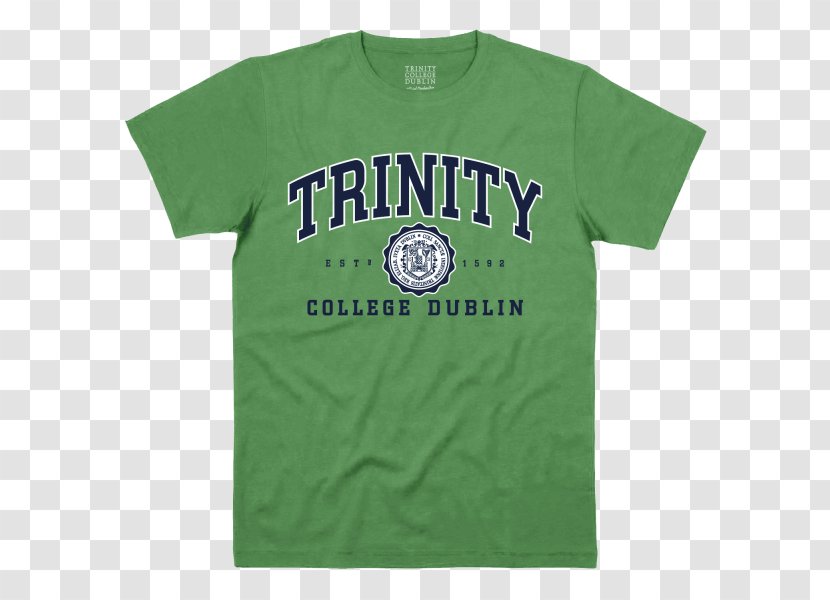 Trinity College T-shirt University Of Dublin Collegiate - T Shirt Transparent PNG