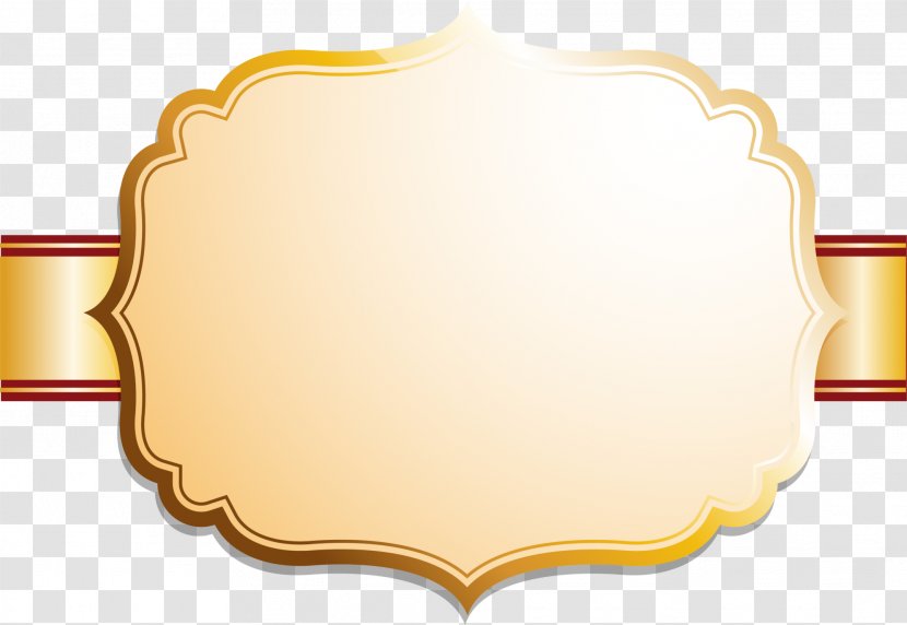 Label Christmas - Golden Sparkle Transparent PNG