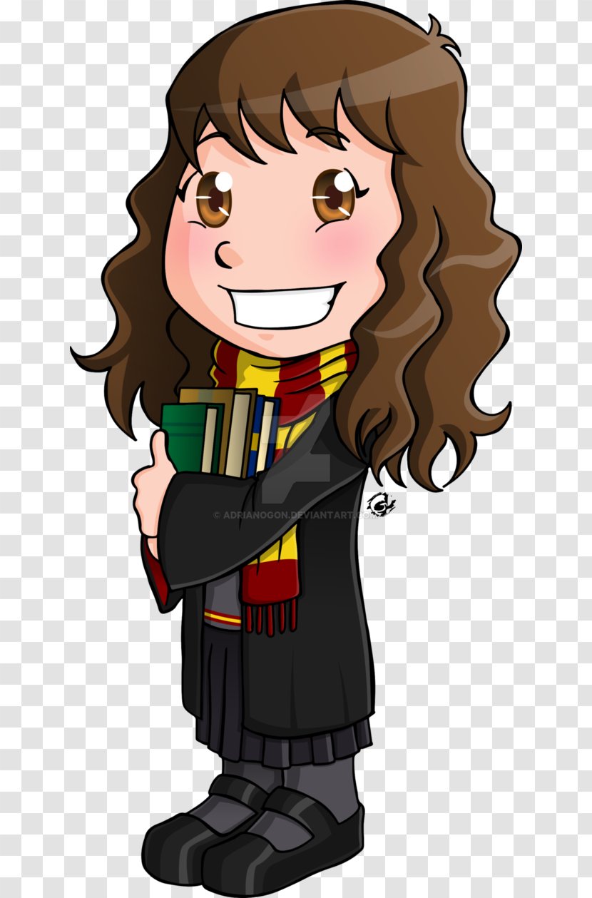 Hermione Granger Ron Weasley Cartoon Harry Potter Literary Series Illustration Literary Series Transparent Png