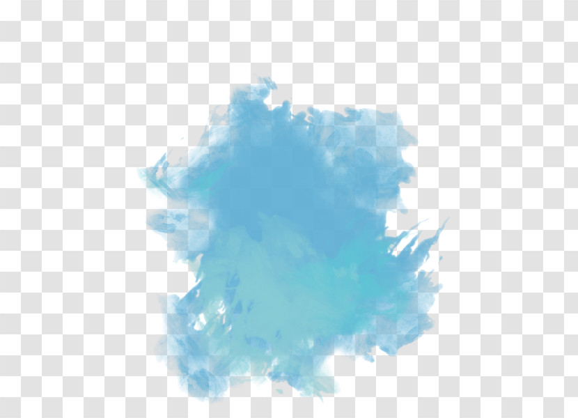 Blue White Turquoise Aqua Cloud Transparent PNG