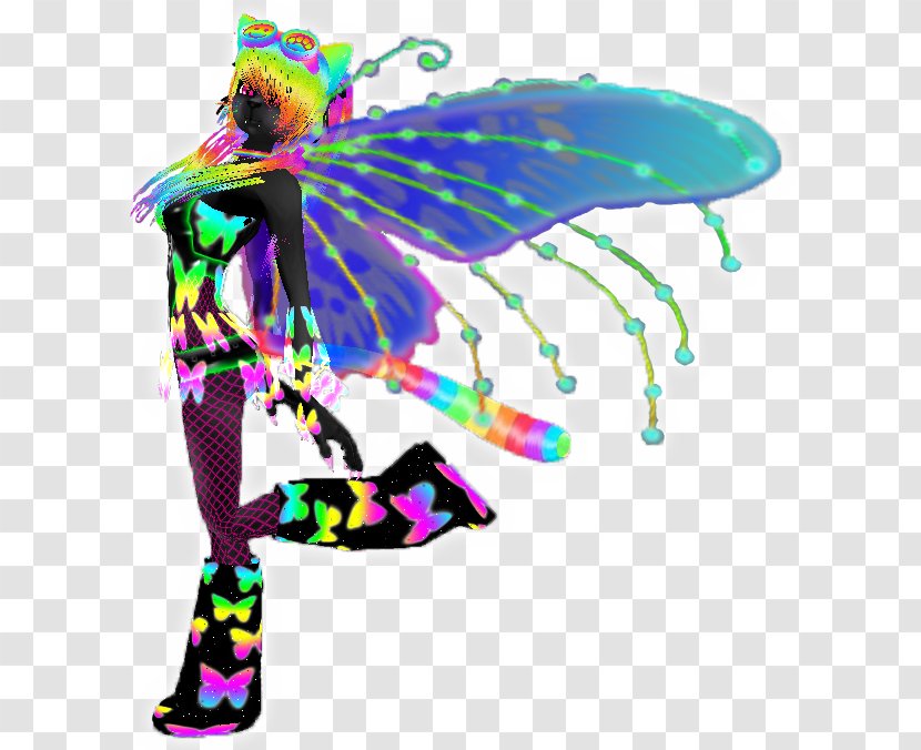 Butterfly Rave Electric Daisy Carnival Art Disc Jockey - Insect - Party Transparent PNG