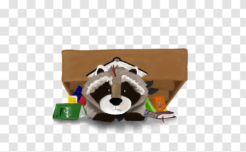 Plush Stuffed Animals & Cuddly Toys - Raccoon Painting Transparent PNG