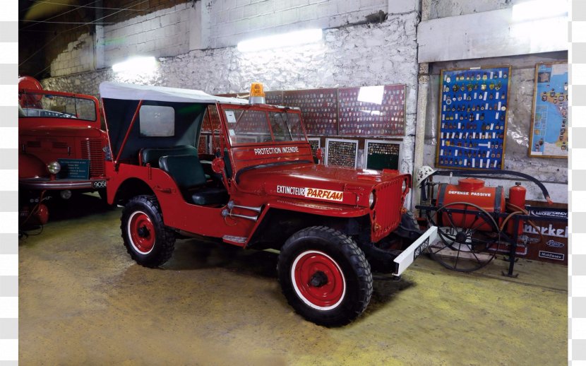 Jeep CJ Willys MB Car Truck - Firefighter Transparent PNG