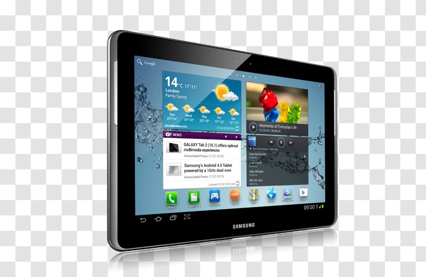 Samsung Galaxy Tab 2 10.1 7.0 4 Note - Display Device Transparent PNG