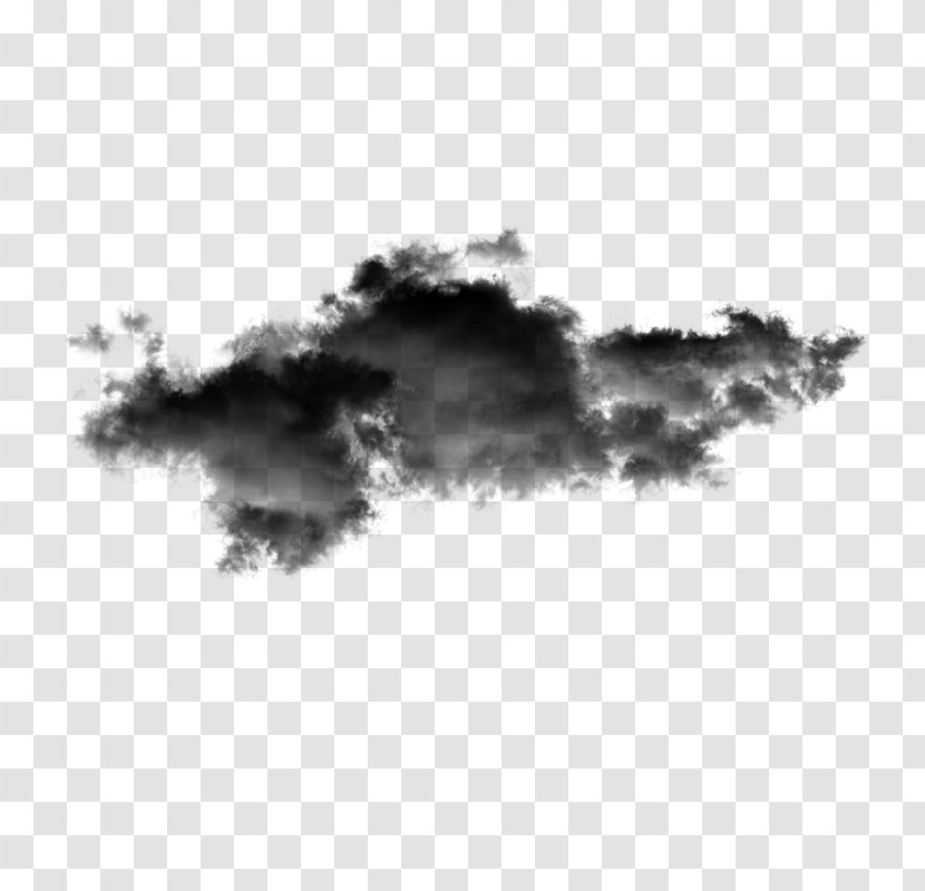 Preview Icon - Black - Dark Clouds Transparent PNG