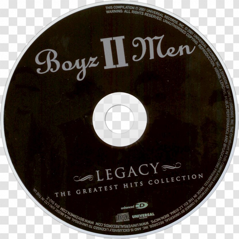 Boyz II Men Legacy: The Greatest Hits Collection Album Compact Disc - Cartoon - Streetlight Transparent PNG