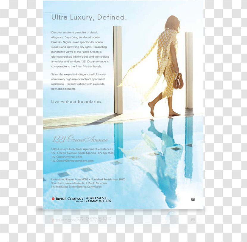 Water Brand Brochure - Ad Campaign Transparent PNG