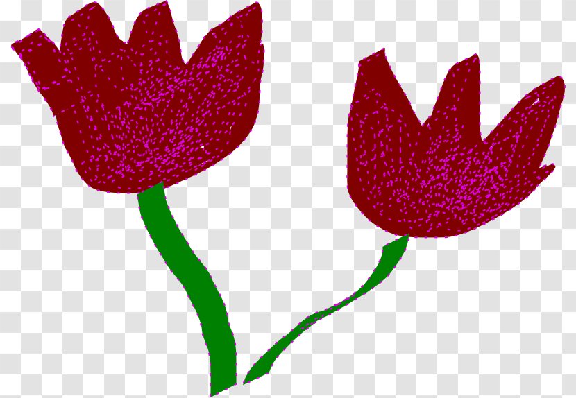 Inkscape Clip Art - Flowering Plant - Tulips Transparent PNG