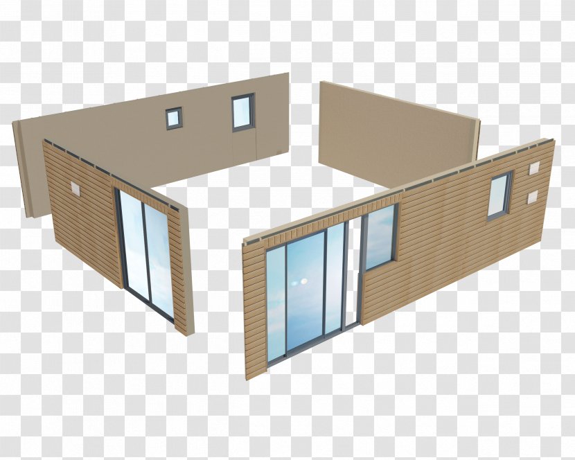 House Maison En Bois Prefabrication Architectural Engineering Chalet - Home - Plan Transparent PNG