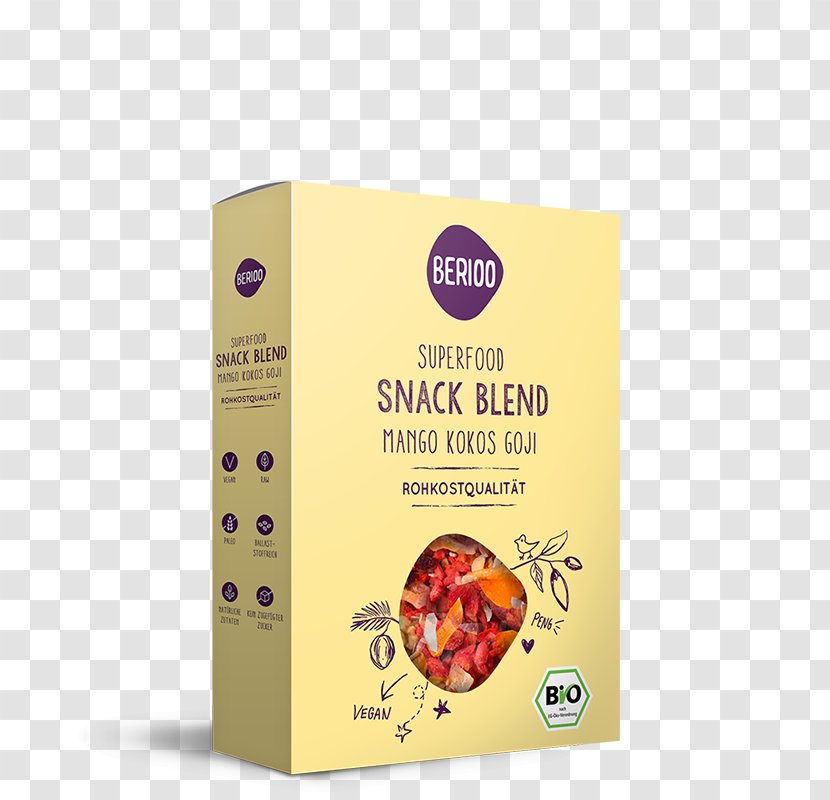 Superfood Berioo GmbH Goji Cocoa Bean Gluten-free Diet - Glutenfree Transparent PNG