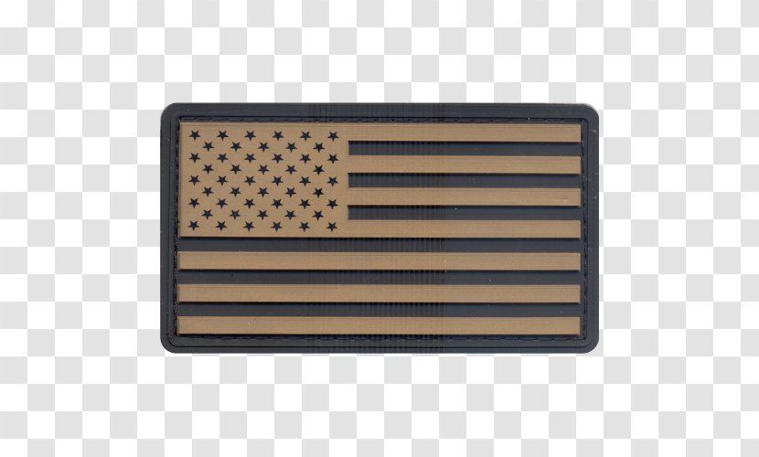 United States Of America Flag Patch The Hook-and-Loop Fasteners - Morale - Warning Sign Throat Cancer Transparent PNG