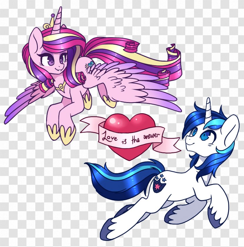 Shining Armor Princess Cadance Celestia Luna DeviantArt - Cartoon - Heart Transparent PNG