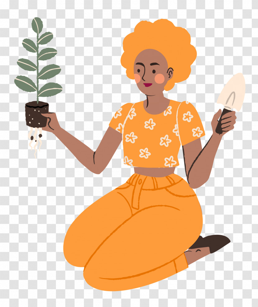 Planting Woman Garden Transparent PNG