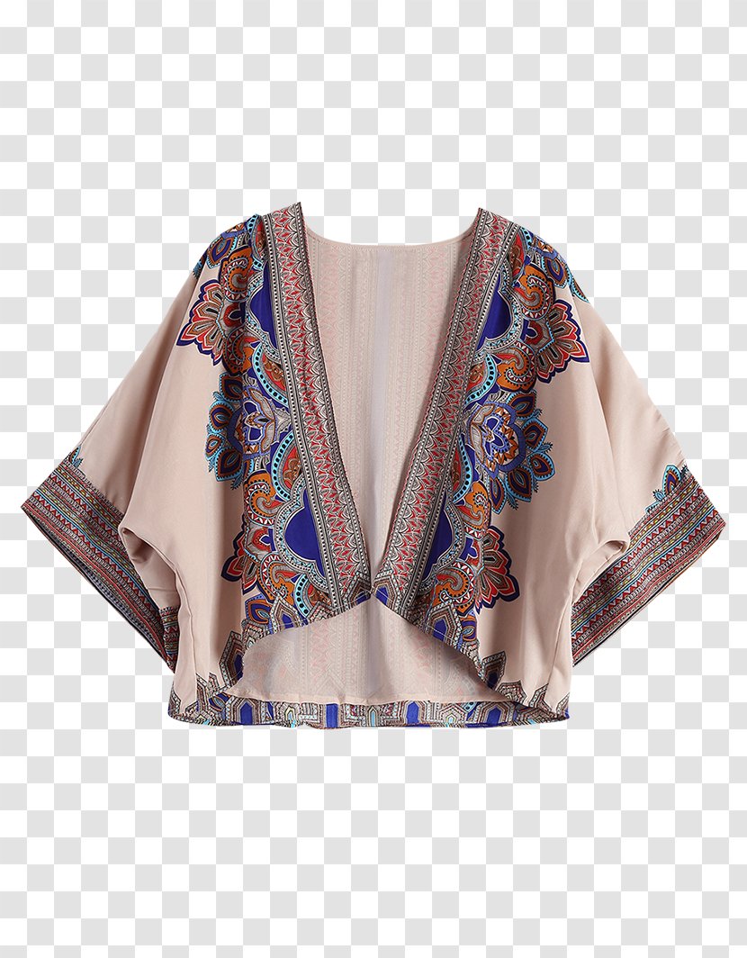 Sleeve Clothing Kimono Fashion Top - Aline - Pattern Transparent PNG