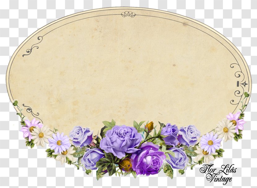 Purple Lilac Floral Design Flower - Cut Flowers - Text Transparent PNG
