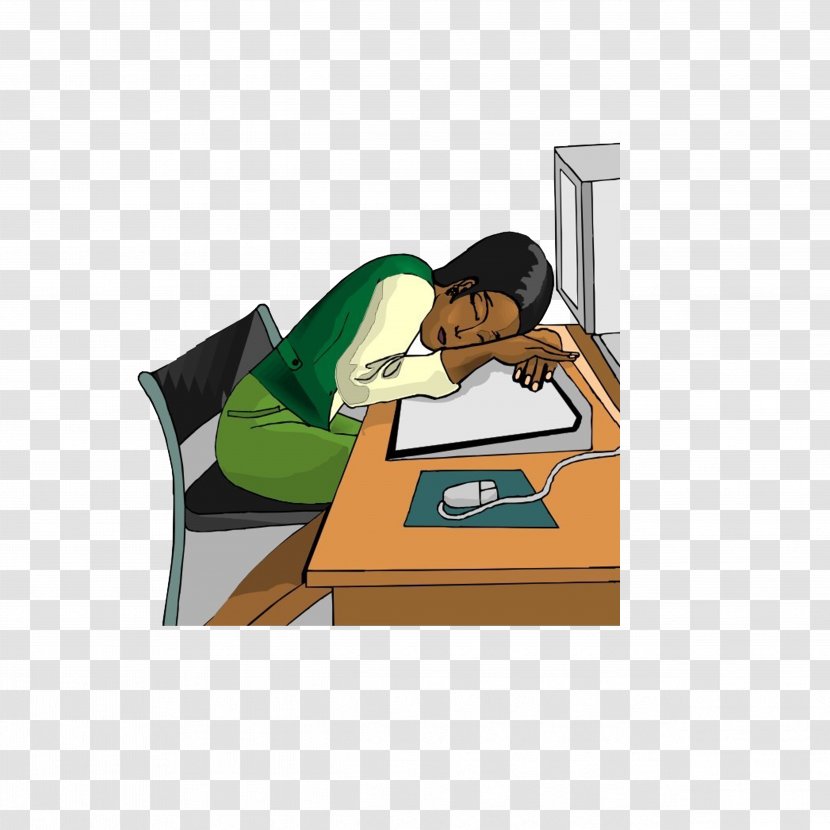 Table T-shirt Sleep Desk Name - Fatigue - Work Is Tired, Lying On The Will Transparent PNG