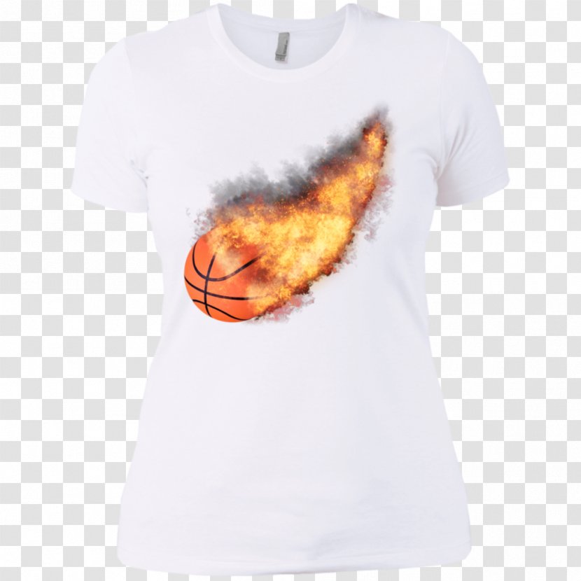 Printed T-shirt Crew Neck Sleeve - Tshirt - Basketball Clothes Transparent PNG