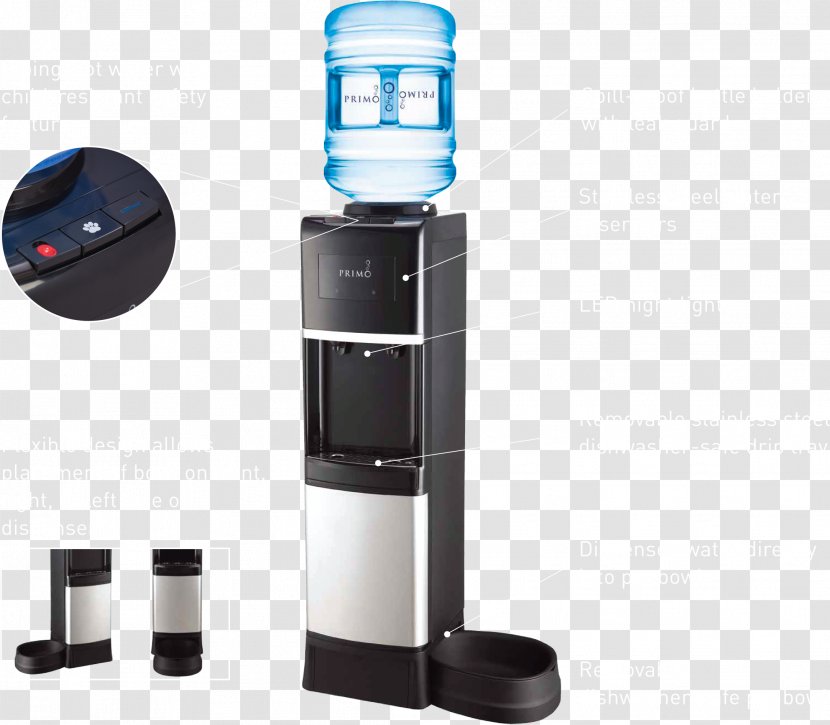 Water Cooler Purified Primo Bottle - Drink - Fountain Transparent PNG