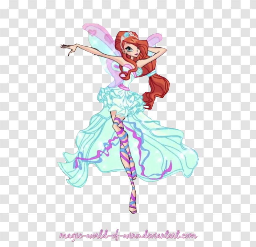 Bloom Musa Tecna Fairy Butterflix - Silhouette Transparent PNG