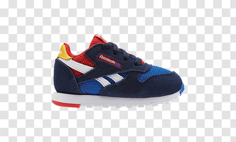 Reebok Classic Leather Boys Toddler Sports Shoes Blue - Skate Shoe Transparent PNG