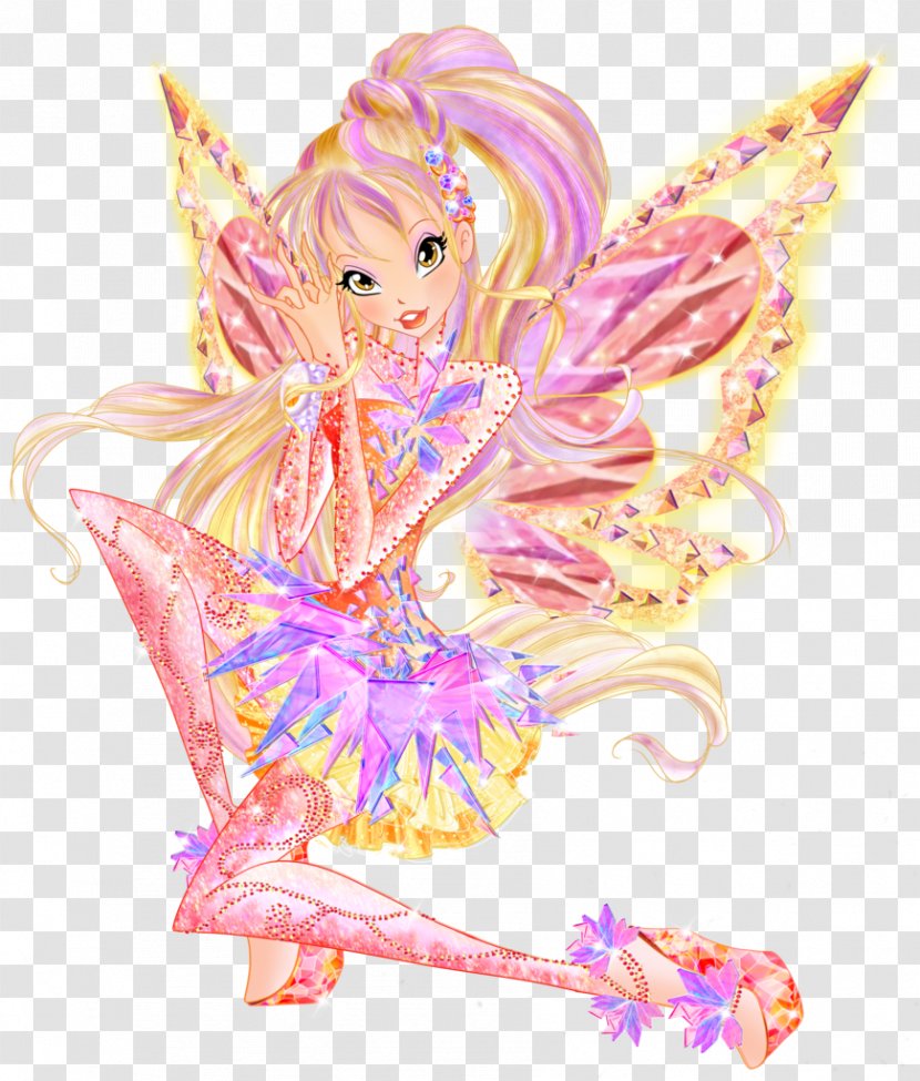 Stella Bloom Flora Tynix Transformation Mythix - Angel - Gemstone Magic Transparent PNG