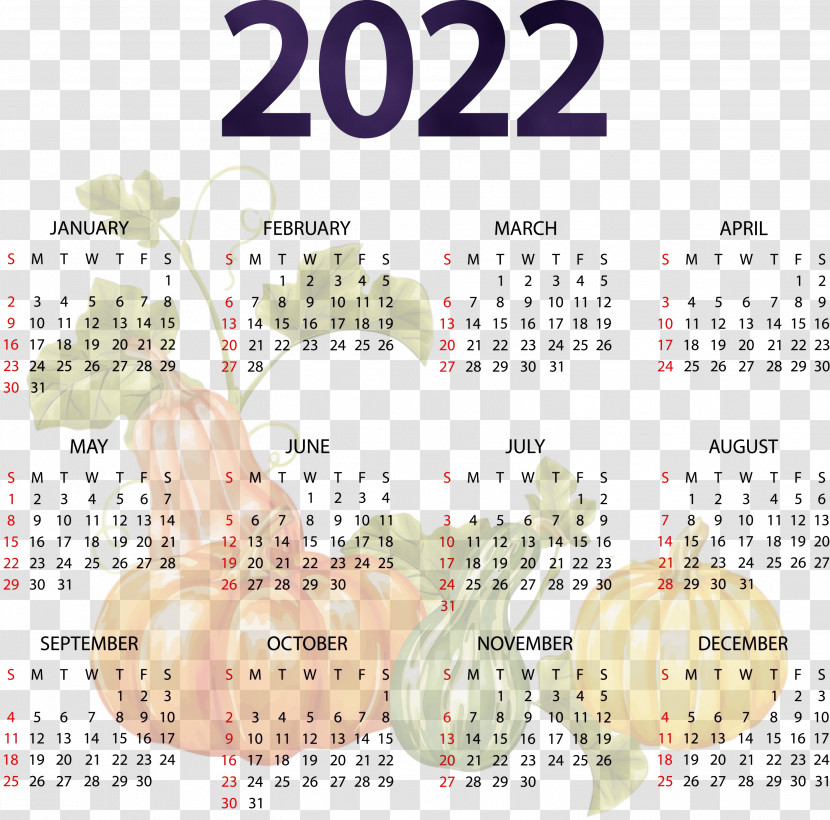 Calendar System Week Calendar Year 2022 Sunday Transparent PNG