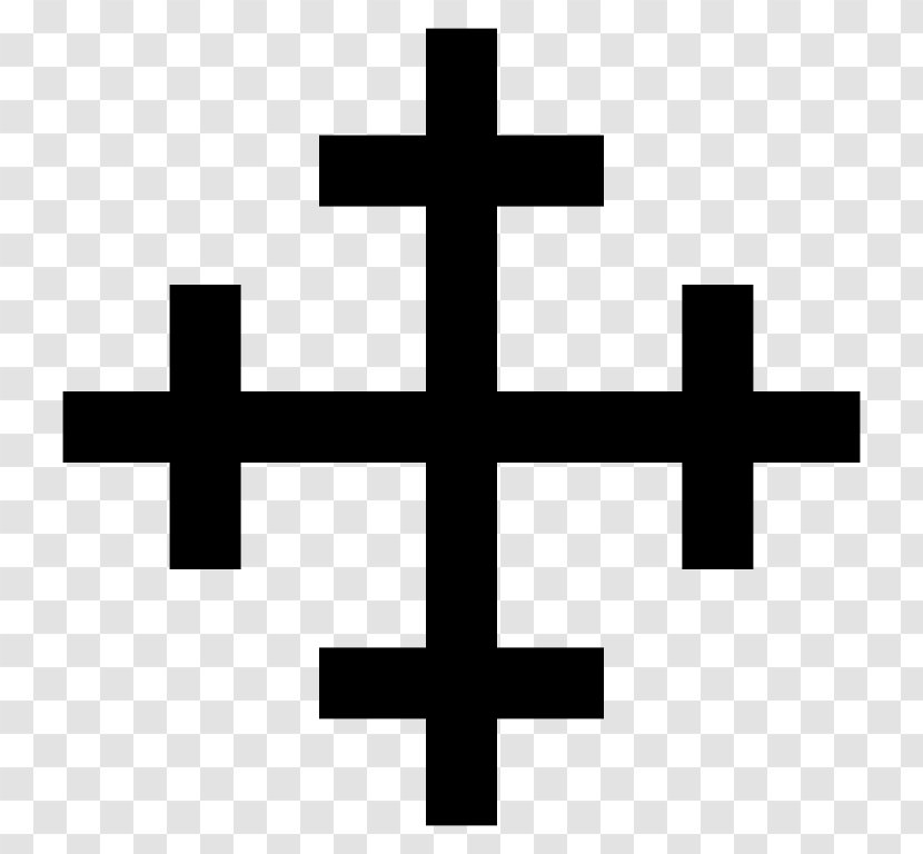 Crosses In Heraldry Christian Cross Herkruist Kruis Jerusalem Transparent PNG