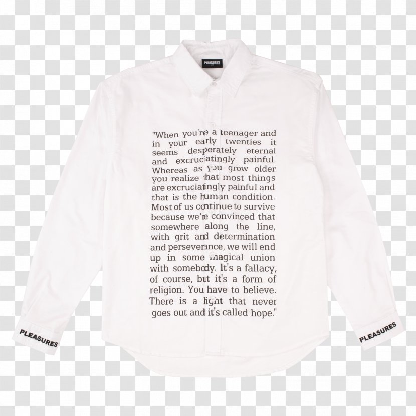 T-shirt Dress Shirt Supreme Sleeve - Brand - White Button Down Transparent PNG