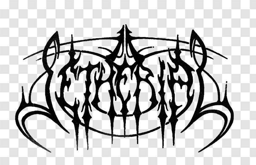 Black Metal Death Logo Vector Graphics Heavy - Flower - Sheer Terror Transparent PNG