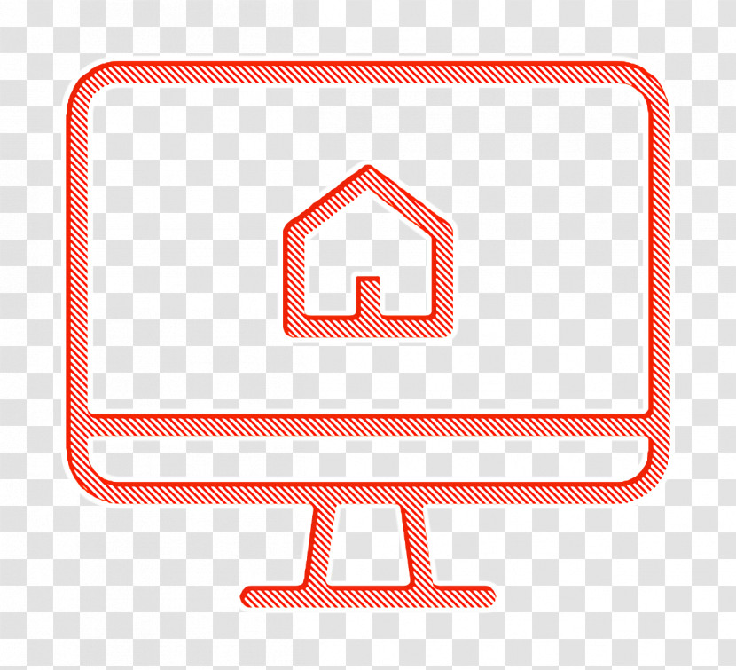 Screen Icon Monitor Icon Real Estate Icon Transparent PNG