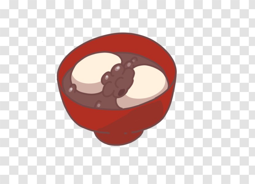 Zōni Japanese New Year Kagami Mochi Adzuki Bean - Happy Work Transparent PNG