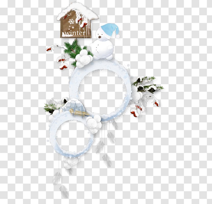 Snowman Pattern - Snowflake - Hand Painted Transparent PNG