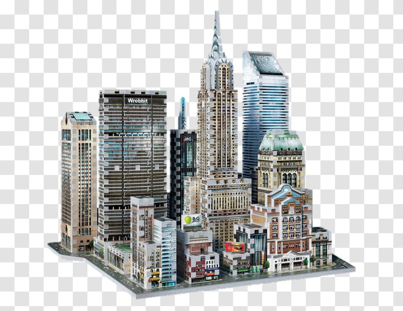 MetLife Building Citigroup Center Chrysler Puzz 3D Empire State - Big Ben Jigsaw Puzzles Transparent PNG