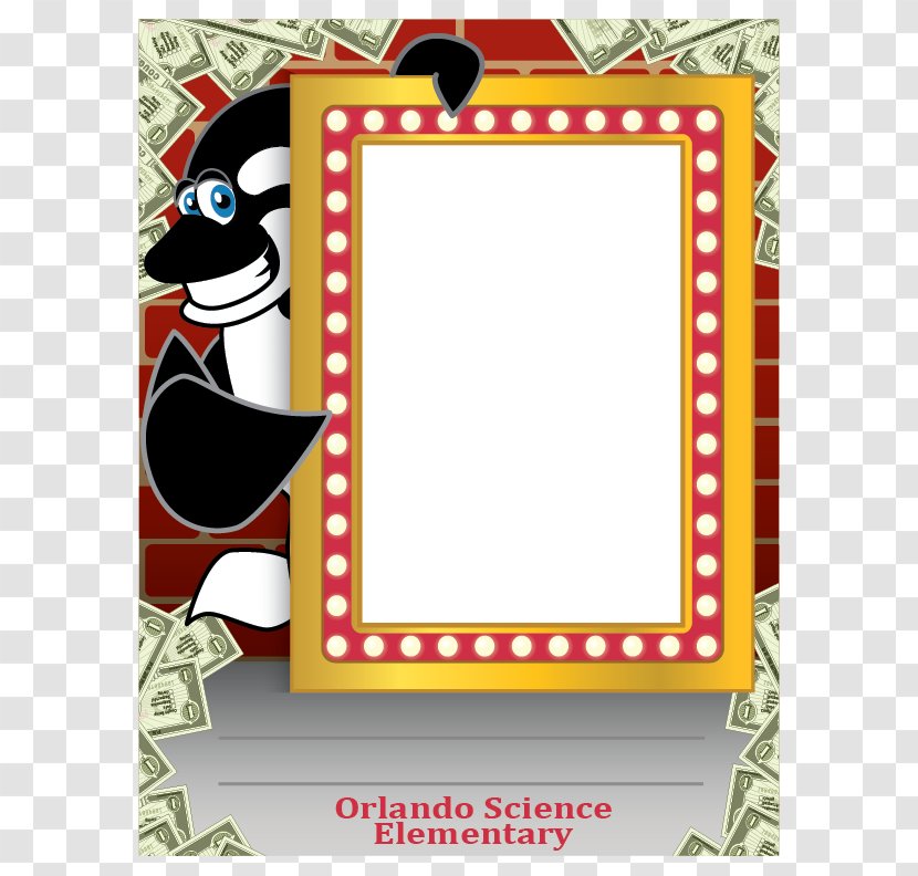Picture Frames Student Clip Art - Orca Mascot Cliparts Transparent PNG