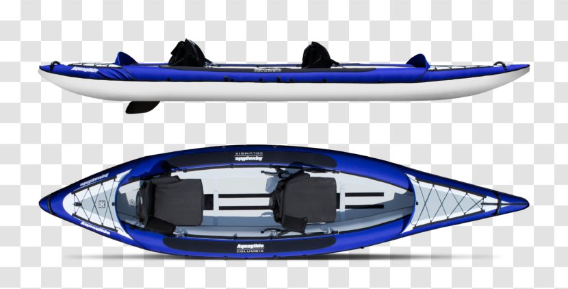 Aquaglide Columbia XP Two Kayak One Inflatable Paddling - Boat - Aqua Fitness Paddles Transparent PNG