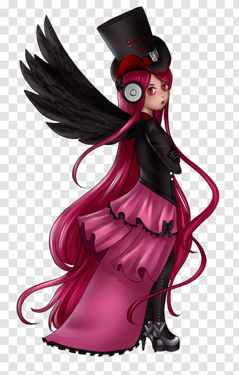 Fairy Cartoon Figurine Magenta Transparent PNG