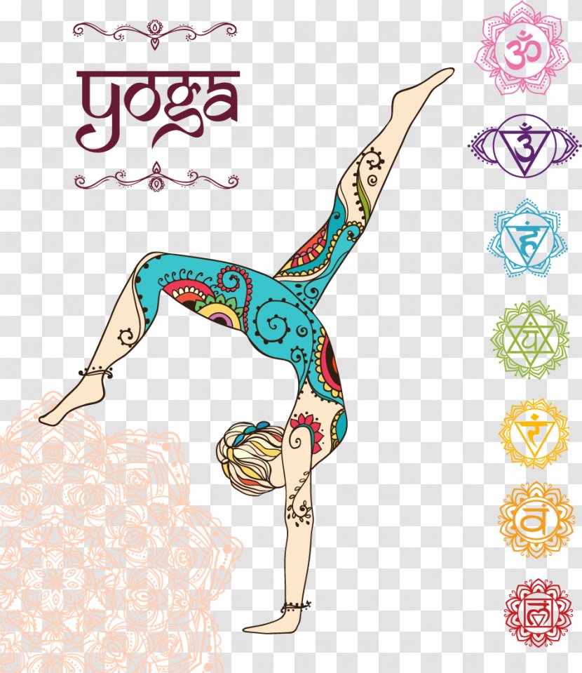 Yoga Lotus Position - Art - Color Mandala Transparent PNG