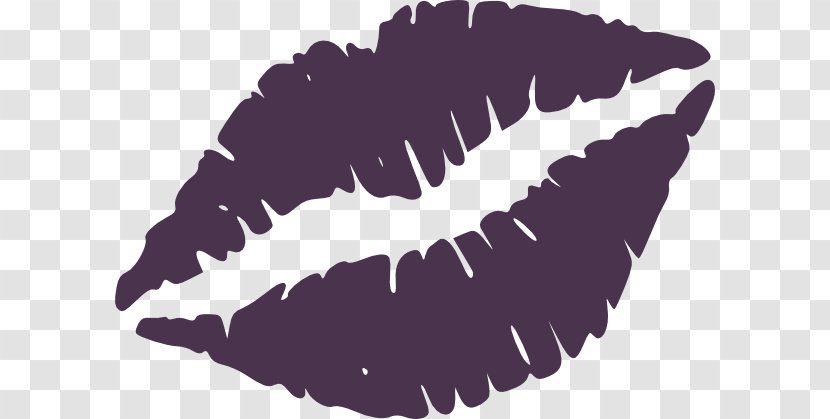 Lip Clip Art - Color - Kiss Vector Transparent PNG