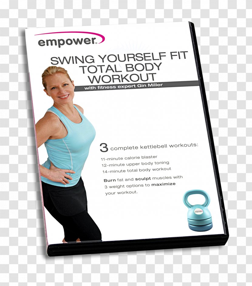 Pilates Kettlebell Advertising Weight Training DVD - Physical Fitness - Devotional Transparent PNG