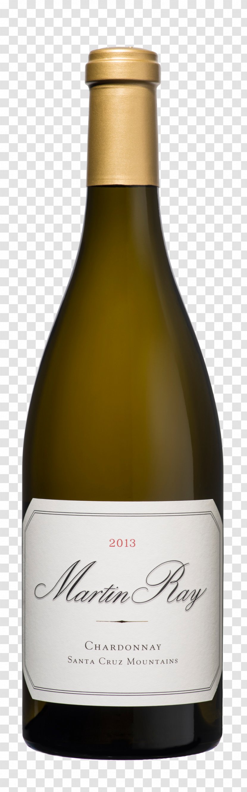 Champagne Napa Valley AVA Martin Ray Winery Chardonnay - Shelf Talker Transparent PNG