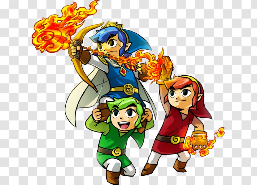 The Legend Of Zelda: Tri Force Heroes A Link To Past And Four Swords Adventures Majora's Mask - Zelda - Triforce Transparent PNG