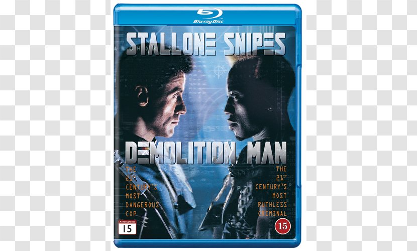 John Spartan Simon Phoenix DVD Film Demolition Man - Dvd Transparent PNG